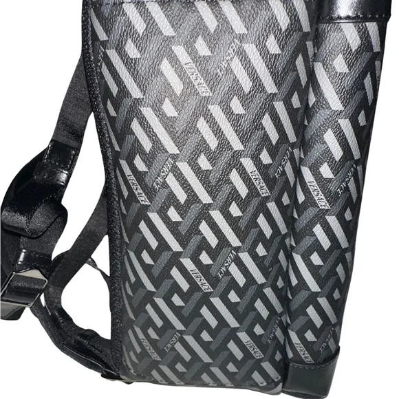 Versace La Greca Signature Backpack Mens